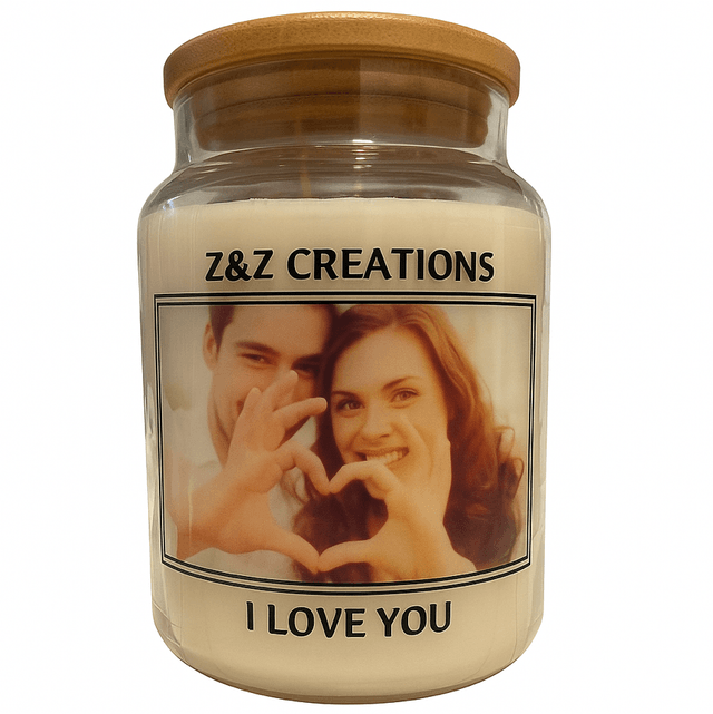 Personalised Jar Candle 