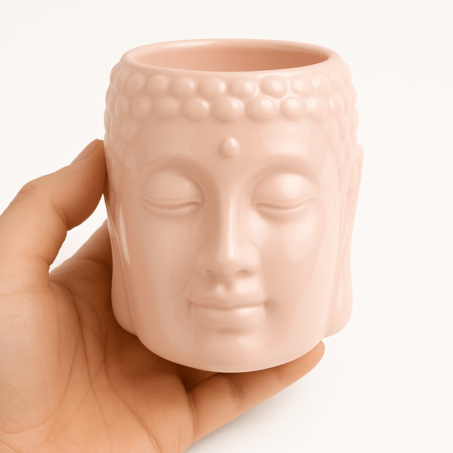 Buddha Wax Burner (Light Pink)
