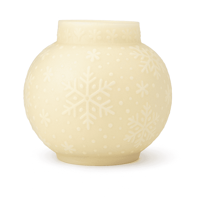 Snowflake 2 Bauble Scented Candle 