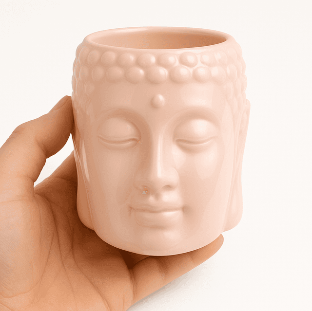 Buddha Wax Burner (Light Pink)